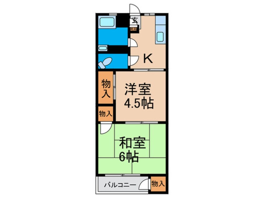 間取図 田中町住宅2号棟（234）