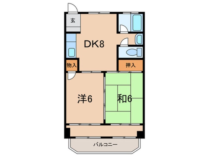 間取図 西鈴コーポラス