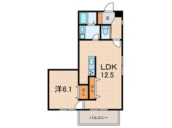 間取図 シェリル神戸西舞子