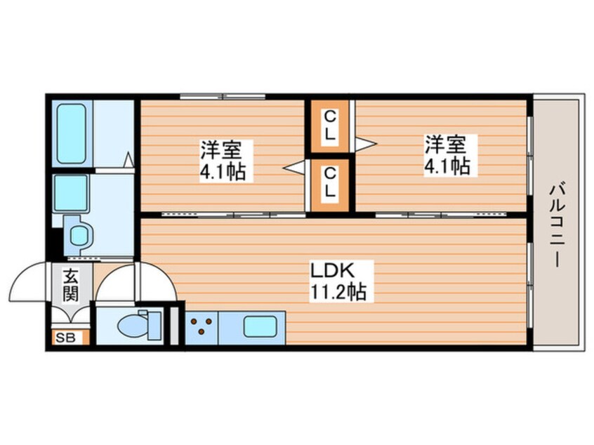 間取図 AVANTIO寝屋川市駅