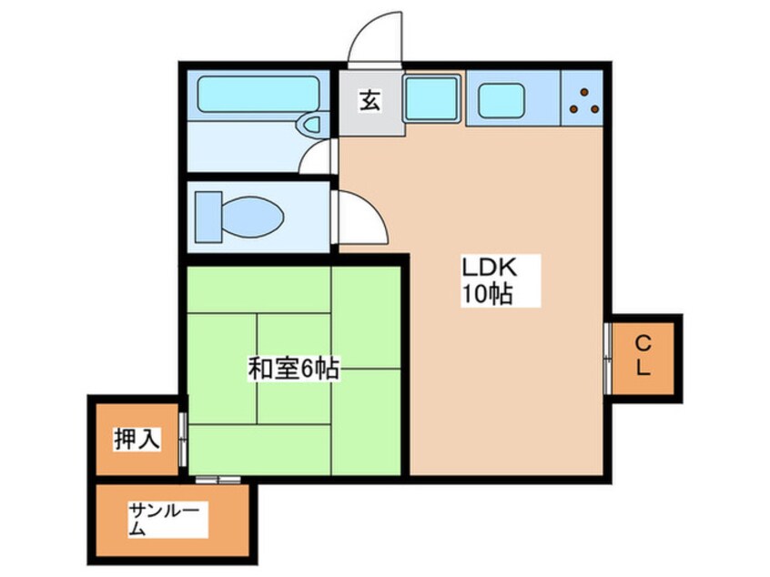 間取図 福岡マンション