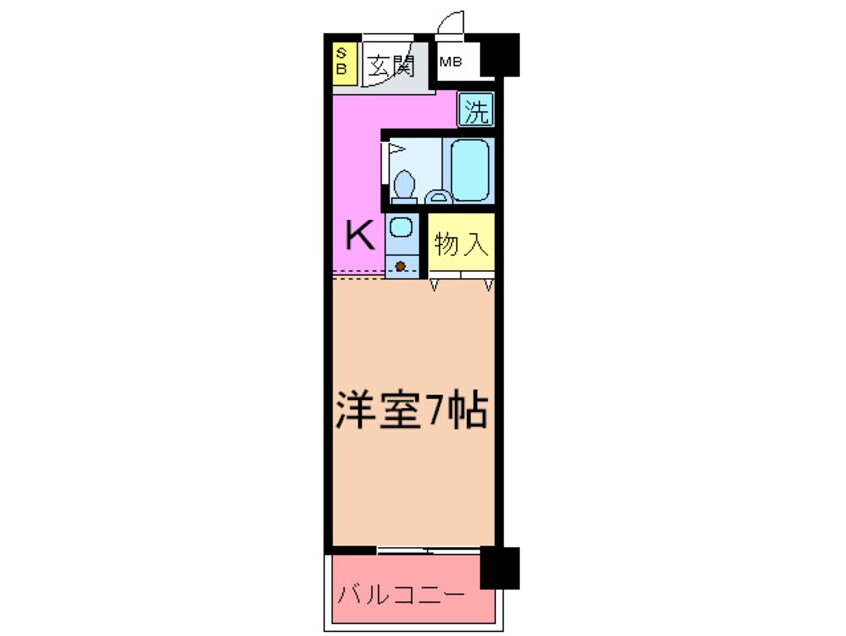 間取図 サムティ神戸浜崎通