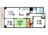 MNS千本 3LDKの間取り