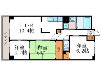 間取図 MNS千本