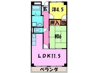 間取図 ピュアビレッジ