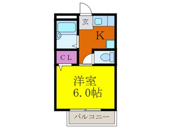 間取図 カメリアハイツＡ