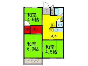 間取図 ハイツ福田