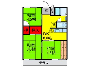 間取図 ハイツ福田