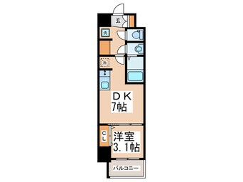 間取図 スペーシア日本橋東