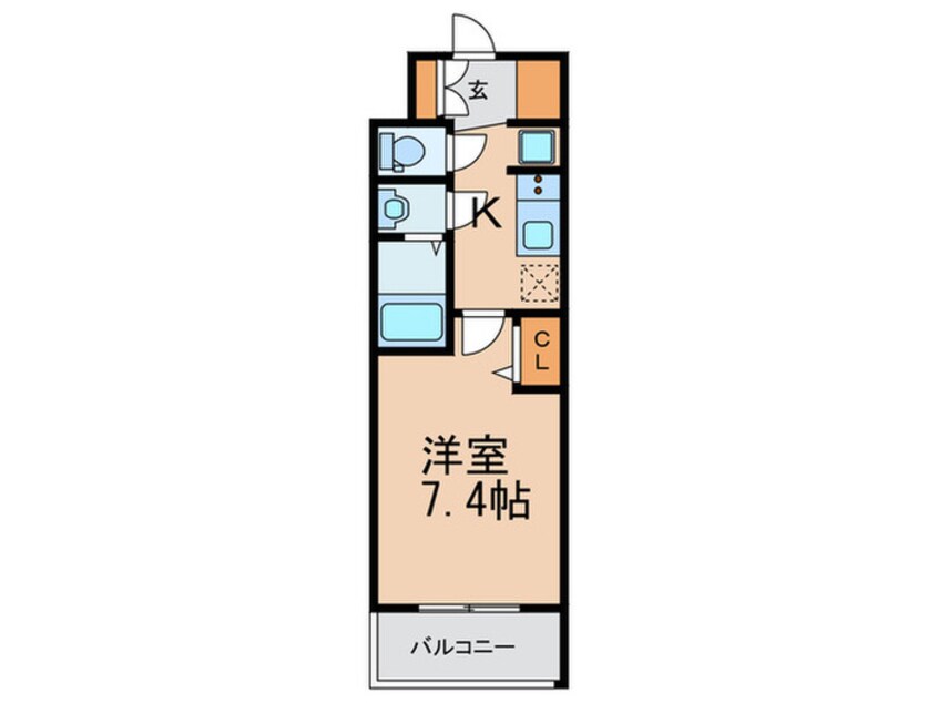 間取図 スペーシア日本橋東