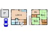 北五葉4丁目　貸戸建 3LDKの間取り