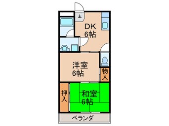 間取図 パルク長居