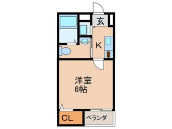 間取図 コンフォ－ト神崎川