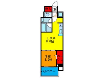 間取図 アーバネックス中崎町