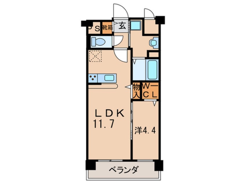 間取図 プリマヴェーラ甲子園一番町