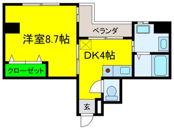 間取図 エクセレント大国町