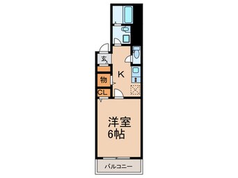 間取図 プロスパーコート桃谷