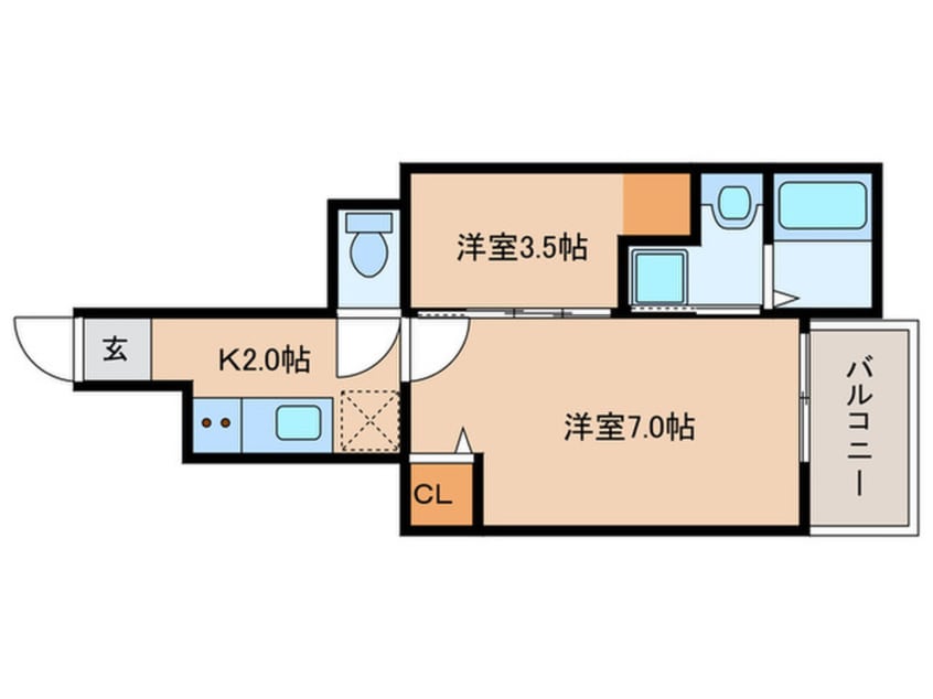 間取図 カーサフィオーレ