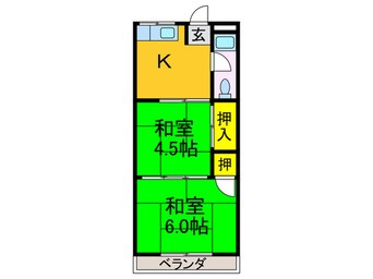 間取図 東山コーポ