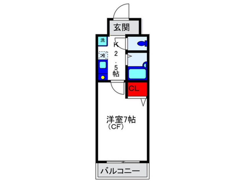 間取図 ＫＡＳＡＭＩＲＡ