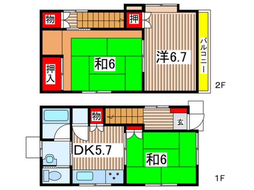 間取図 武庫之荘東戸建