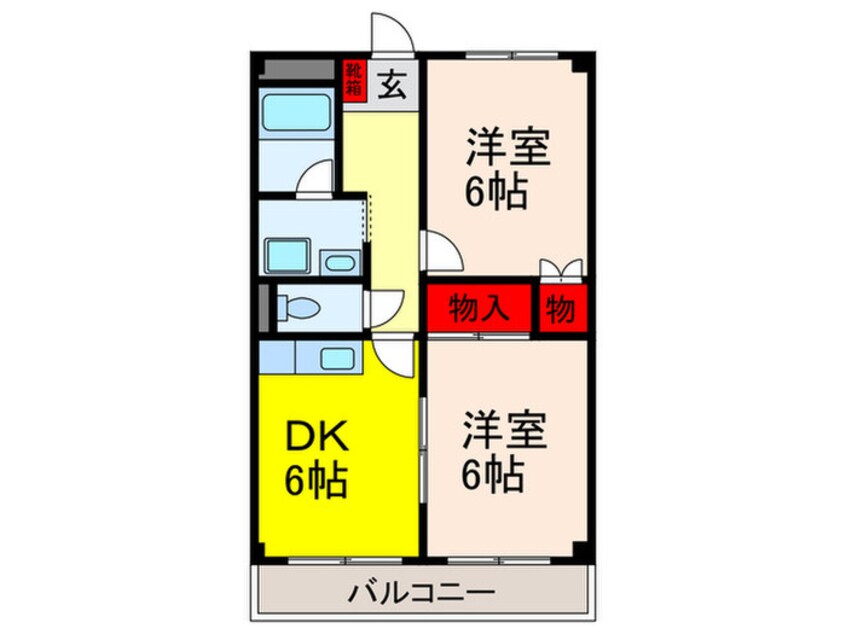 間取図 ベル青山Ⅰ番館