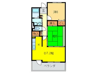 間取図 チトセプラザ