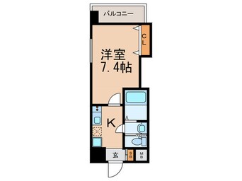 間取図 Luxe天王寺