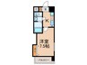 Luxe天王寺 1Kの間取り