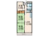 香里園オ－クヒルズⅡ 3LDKの間取り