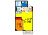 シティコート布施駅前 1LDKの間取り