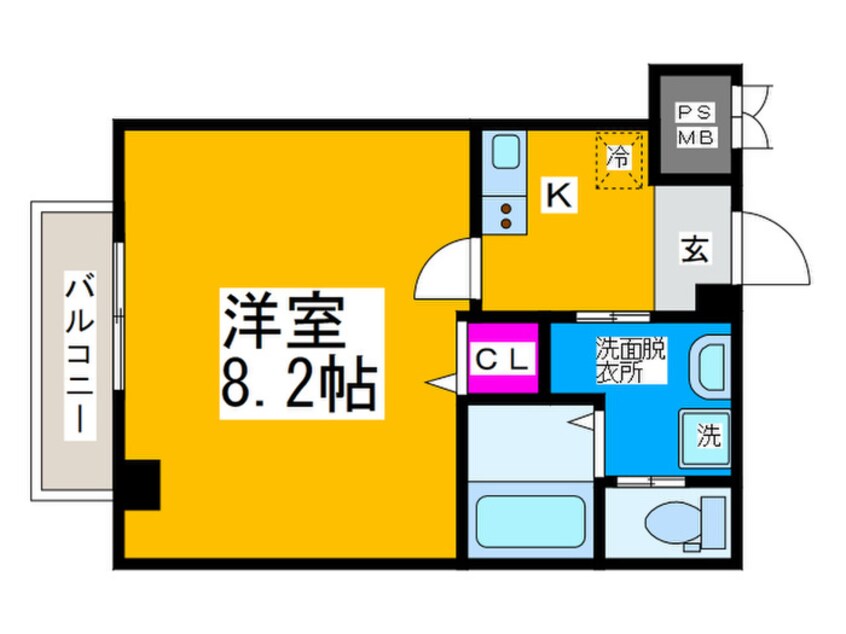 間取図 エヌエムスワサントキャトルズ