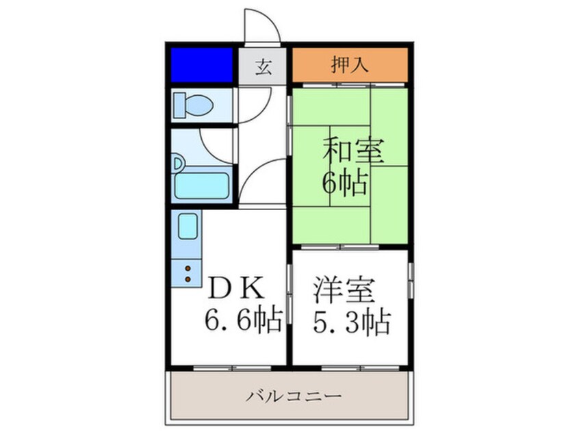 間取図 アンジェ北壺井