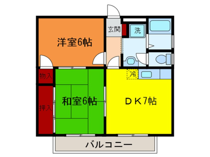 間取図 堀切スカイハイツ