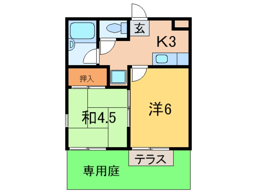間取図 メゾン打出