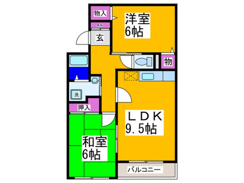 間取図 メゾン深井