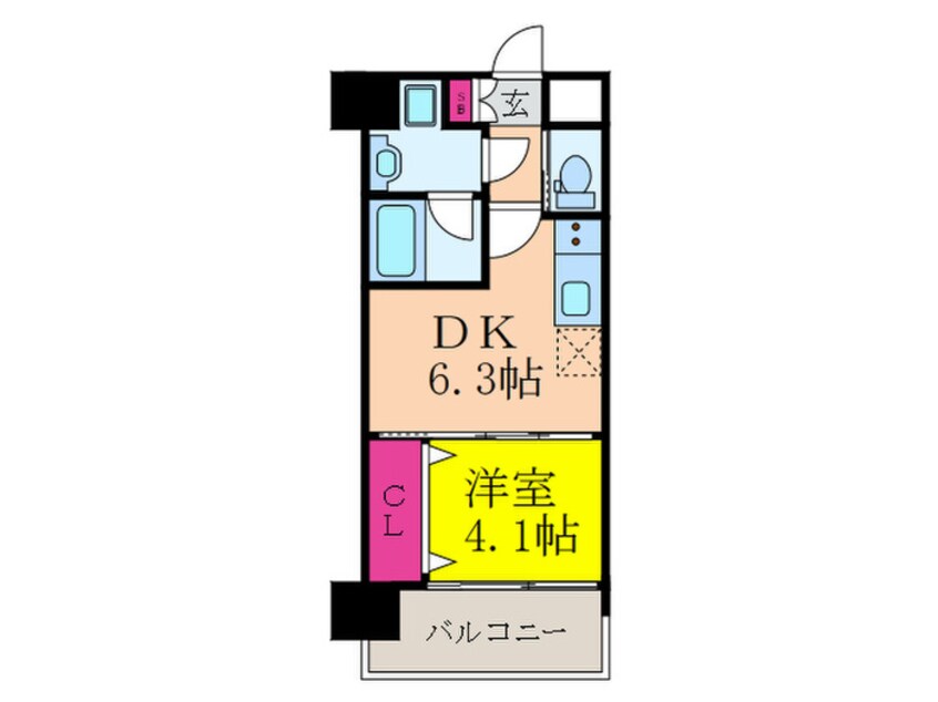 間取図 プレジオ江坂Ⅱ