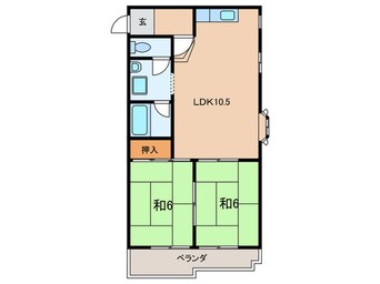 間取図 新栄プロパティー恵我之荘