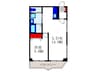 レグノ．ツウラ 1LDKの間取り