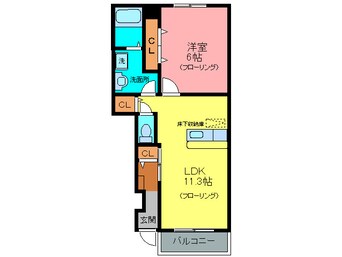 間取図 サンリットヒルＥ