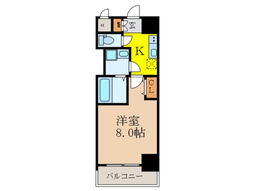 間取図 BPRレジデンス江坂