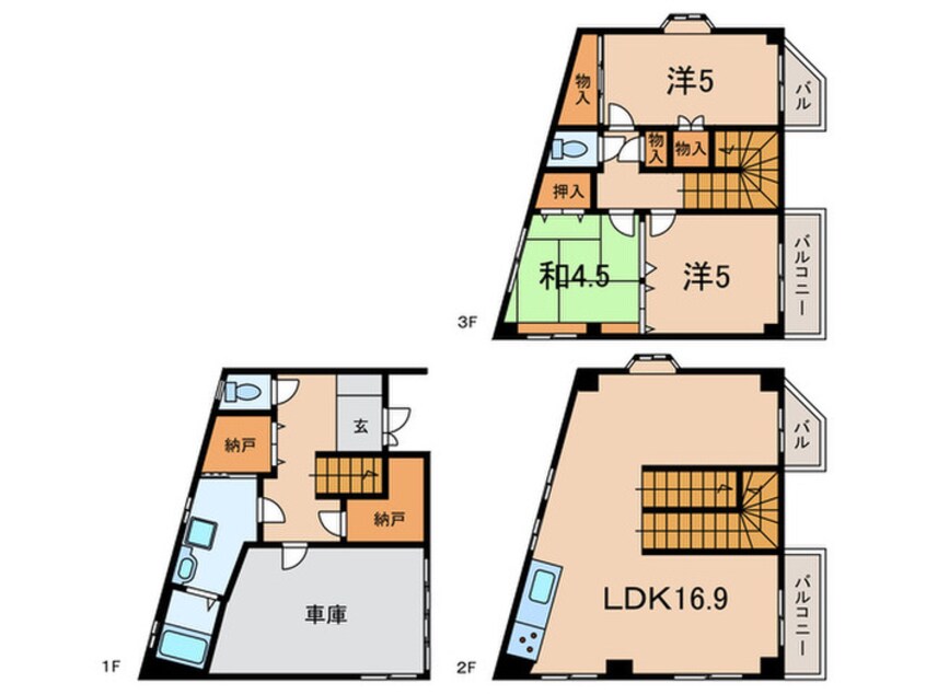 間取図 篠原中町戸建