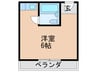 北野ルーエ（1101） 1Rの間取り