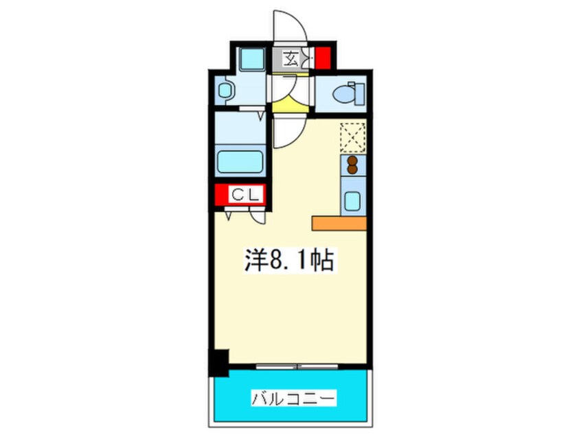 間取図 ア－バンフラッツ都島