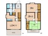 コーポすみれA棟 3LDKの間取り
