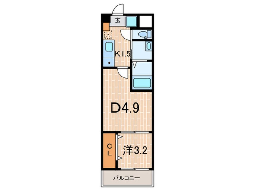 間取図 AⅡ上ケ原関学前