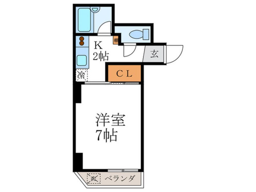 間取図 グリ－ンヒル北大路