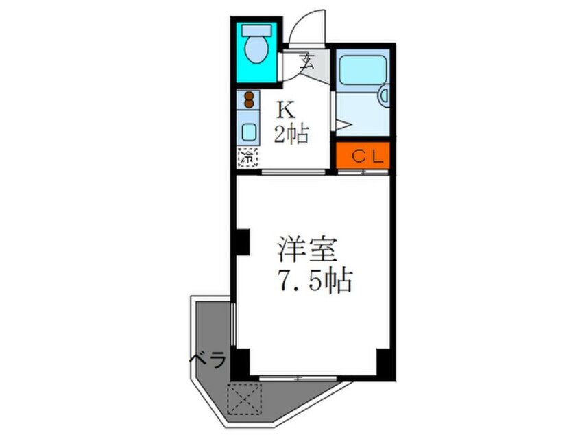 間取図 グリ－ンヒル北大路