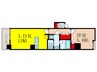 Ritz SQUARE Gran Qbe 1LDKの間取り