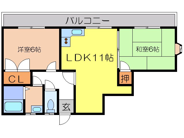 間取り図 ロイヤル暁